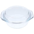 thumbnail image 1 of Glass Casserole with Lid Covered Glass Casserole Dish with Handles Microwave Safe Glass Bowl, 1 of 5