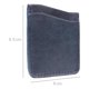 thumbnail image 5 of Tarjetero Vertical Unisex Piel Genuina Pull Up Compacto azul, 5 of 6