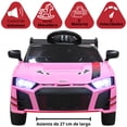 thumbnail image 3 of Montable Eléctrico Para Niños Auto Deportivo Con Control Remoto Luces Sonido Y Cinturón De Seguridad 6v, 3 of 7