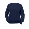 thumbnail image 1 of Sudadera Fruit of the Loom Para mujer, de felpa, azul marino, talla M, 1 of 4