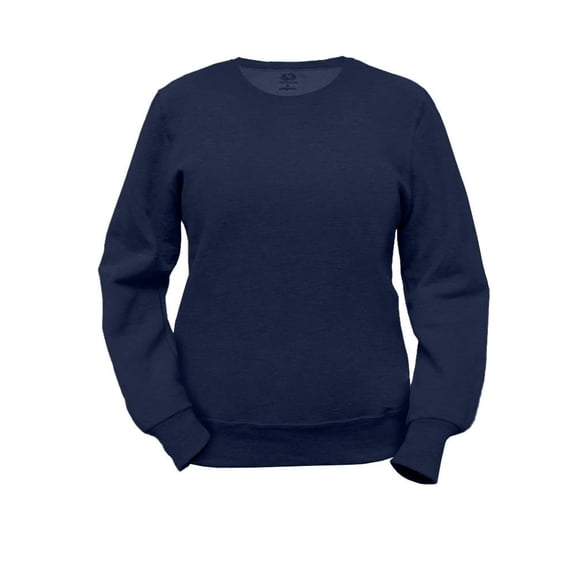 Sudadera Fruit of the Loom Para mujer, de felpa, azul marino, talla M
