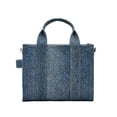 thumbnail image 2 of The Tote Bag Marc Jacobs Crystal Denim Small Mezclilla Chica, 2 of 6