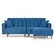 thumbnail image 2 of Sofá Cama Modular Reversible de Lino Azul Modelo Avocata Makora, 2 of 6