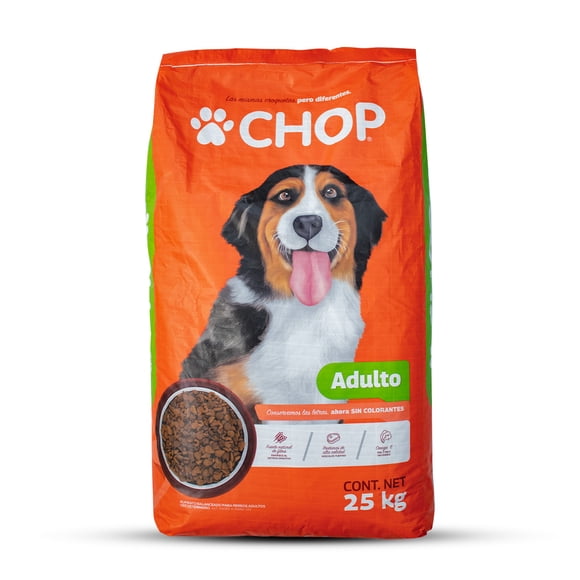 Croquetas para perro Adulto Chop 25 kg Croqueta perro Adulto forma de letras