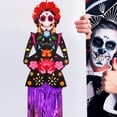 thumbnail image 1 of MTBLYS Banderas extragrandes del Día de Muertos de 144x23cm| resistentes a la intemperie| de papel laminado plástico| preensambladas| para decoración de fiestas, 1 of 8