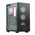 thumbnail image 1 of Gabinete Munfrost Alpha Black / Cristal templado / ARGB Sync / Controlador de ventiladores / Atx - Micro ATX - Mini ITX, 1 of 5