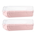 thumbnail image 1 of ELAYARD 2Ud Cajas Para Zapatos Apilables Y Resistentes De Plástico Rosa Para Espacios Pequeños, 1 of 8