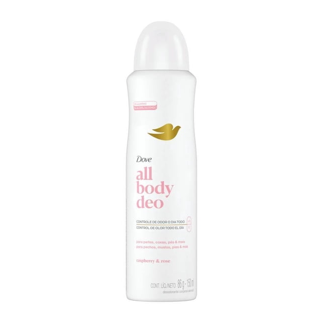 Desodorante Dove All Body Deo Aerosol Raspberry & Rose