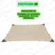 thumbnail image 4 of Malla Sombra 5x4 Mts Beige Reforzada 90% INMATMEX  Malla Sombra Raschel Color beige Medida 4x5 90% Con vinil y refuerzos con PVC, 4 of 8