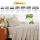 thumbnail image 5 of Kingrest 100% Algodón Juego de Sábanas de 4 Piezas para Cama King Size, Bolsillos Extra Profundos para 40cm, Ultra Suave y Transpirable, 5 of 9