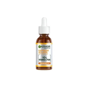 Sérum facial de noche Garnier skin active express aclara vitamina c 30 ml