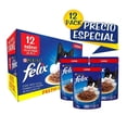 thumbnail image 1 of Alimento Húmedo para gato Purina Felix Sobre 12 pack Carne, 1 of 3