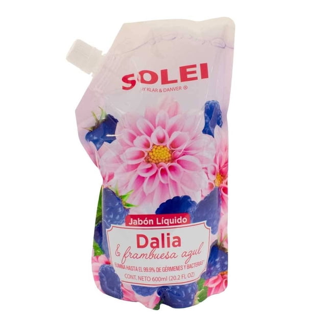 Jabón Líquido Prichos Dalia y Frambuesa Azul 600 ml