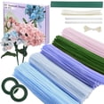 thumbnail image 4 of 400 Pcs Tubos Limpia Línea, Limpia Línea de colores, Set organizador cocina, limpiar superficies, limpiar grietas, para hogar, foldable, plástico resistente, para cocina,topliu, 4 of 9