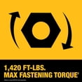 thumbnail image 4 of Llave de impacto inalámbrica DEWALT 20V MAX XR 3/4 pulgadas DCF964B, 4 of 9