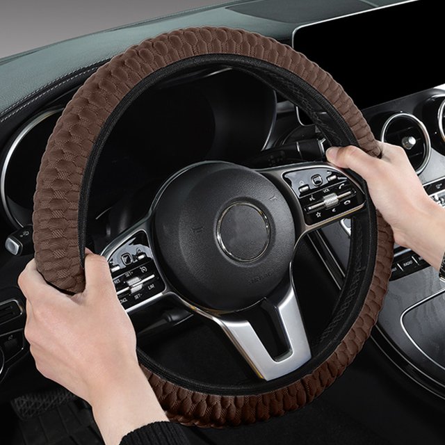 Funda para volante de coche, antideslizante, fina, para volante deportivo