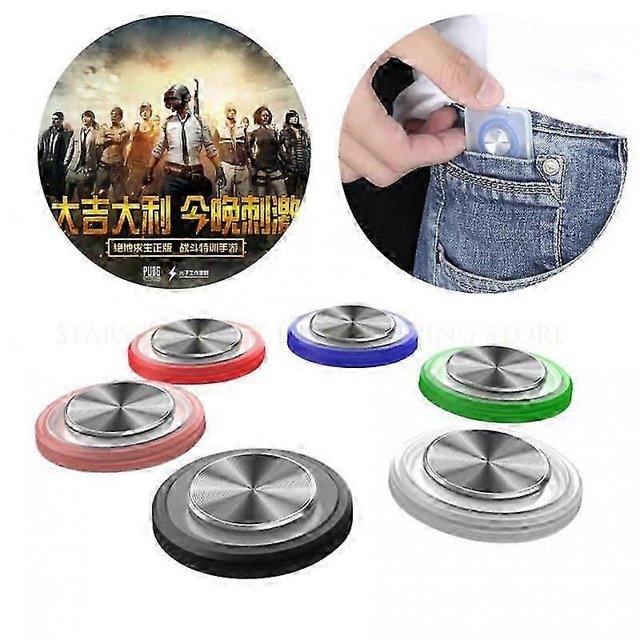 1Pc Q8 Plus Mini Round Game Joystick Gamepad Sucker Touch Screen Controller for PUBG