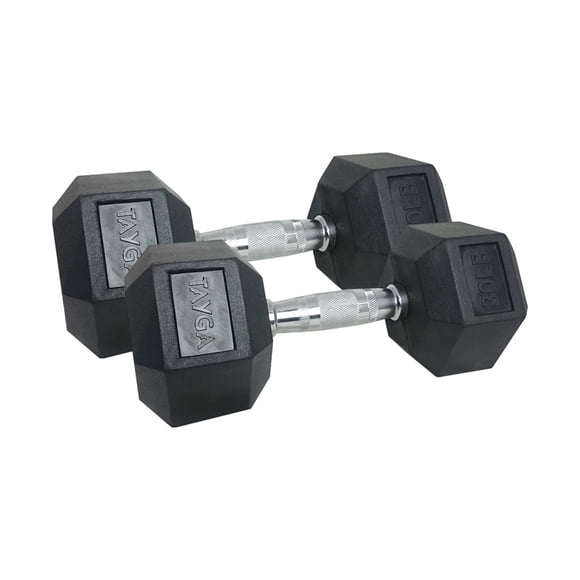 Par Mancuernas Hexagonales Tayga 30 Lb