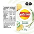 thumbnail image 3 of Papas Sabritas crema y especias 40 g, 3 of 4