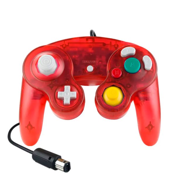 Control Joystick Para Nintendo Gamecube Alambrico Analogo Gc Rojo