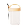 thumbnail image 3 of Avena nocturna en vaso Vaso de yogur para llevar para el desayuno Vegetal amarillo, 3 of 9