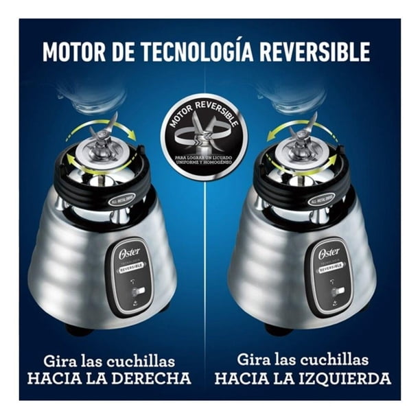Imagen 3 de Licuadora Oster Clásica en Aluminio con Motor Reversible