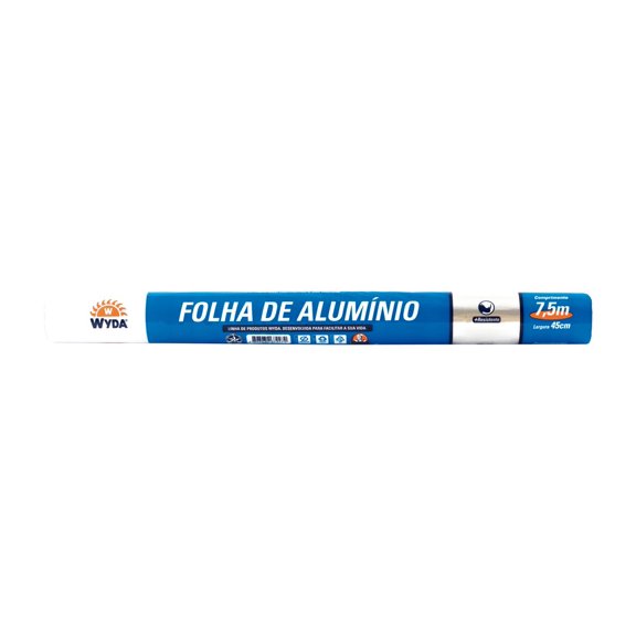 Rollo de Aluminio 45cm x 7.5m-10 Pzas