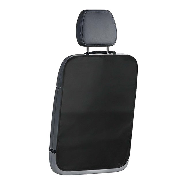 Protector para el asiento trasero. Apto para alfombrillas antipatadas para niños. Versión mejorada con organizador de almacenamiento. Resistente a la suciedad. Imitación de cuero para coche