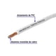 thumbnail image 2 of Rollo de 100 metros de cable THW CCA 14 AWG blanco TRUPER CCA-14B, 2 of 2