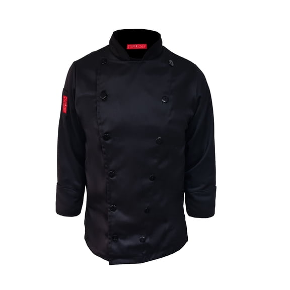 Filipina de Chef para Hombre color Negra Lisa