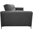 thumbnail image 4 of Sofa Cama Reclinable EL BAZAR STORE Paris Lino Gris Oxford Moderno abotonado, 4 of 7
