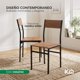 thumbnail image 3 of Comedor con Mesa Extendible Rectangular y 6 Sillas Madera y Metal Cocina marron claro, 3 of 7