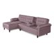 thumbnail image 5 of Sala Modular Sofá Cama Makora Lino Palo de Rosa Modelo Mosley, 5 of 7