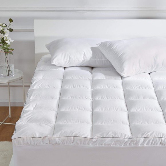 Funda de colchón SLEEP ZONE, talla doble, algodón, con parte superior de 300 hilos, 100%