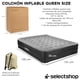 thumbnail image 3 of Colchón Inflable Queen Size + Bomba Inflable Cama Resistente, 3 of 6