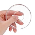 thumbnail image 2 of 4 platillos de vidrio transparente, platos redondos de vidrio, platillos decorativos para café y aperitivos., 2 of 5