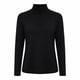 thumbnail image 1 of Playera Simply Basic para Mujer, Cuello Ruso Negro Talla G, 1 of 4