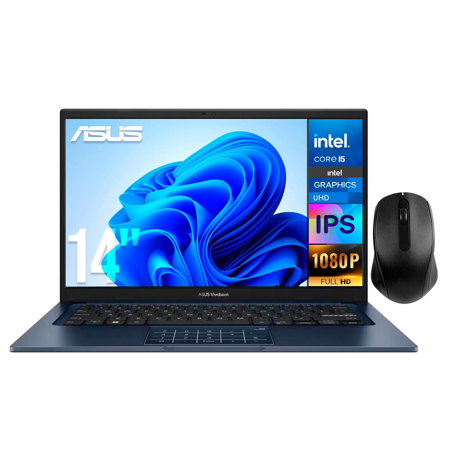Laptop ASUS Vivobook 14 Intel Core i5 1334U 24GB 1TB SSD 14" FHD Teclado Español W11H Mouse DXT Grntia y Servicio en Mexico