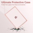 thumbnail image 3 of Funda MOSISO compatible con MacBook Pro de 14 pulgadas, color rosa, 3 of 9