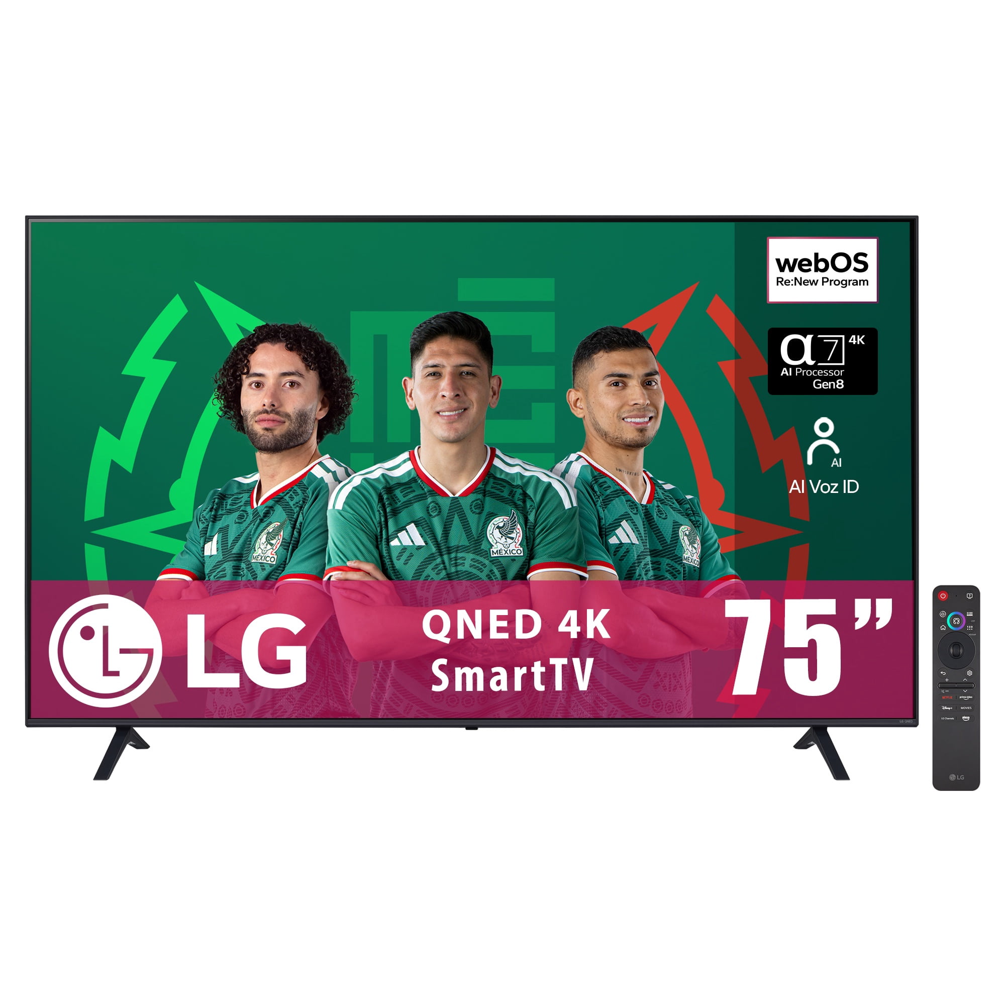 TV LG 75 Pulgadas QNED AI QNED73 4K SMART TV webOS 2025
