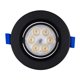 thumbnail image 2 of Estevez Luminario LED dirigible para empotrar en techo con Switch CCT, Modelo Dots CCT, Color Negro, 2 of 9
