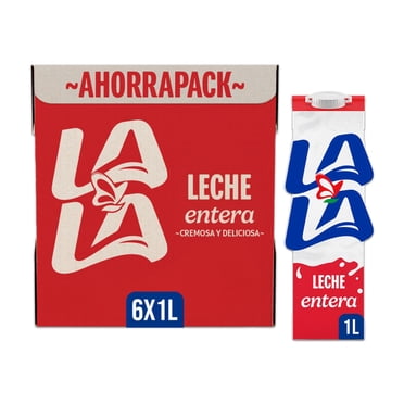 Leche Lala UHT entera 6 pack 1 l c/u