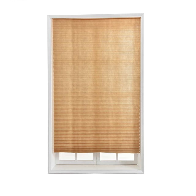 Billuyoard Persianas autoadhesivas para ventanas, cortinas opacas para baño, balcón, sala de estar, decoración de la puerta del hogar, 1 unidad Sombras de ventana Marrón 60x150cm