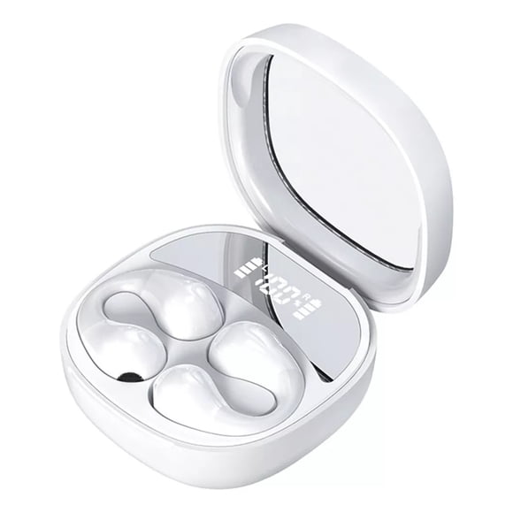 Manos Libres Audifonos Bluetooth 5.3 Jr01 Fralugio Tws Hifi BLANCO