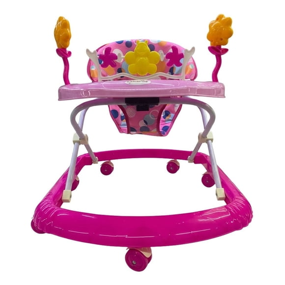 Andadera Para Bebé Babytek Juguetero Abeja Rosa