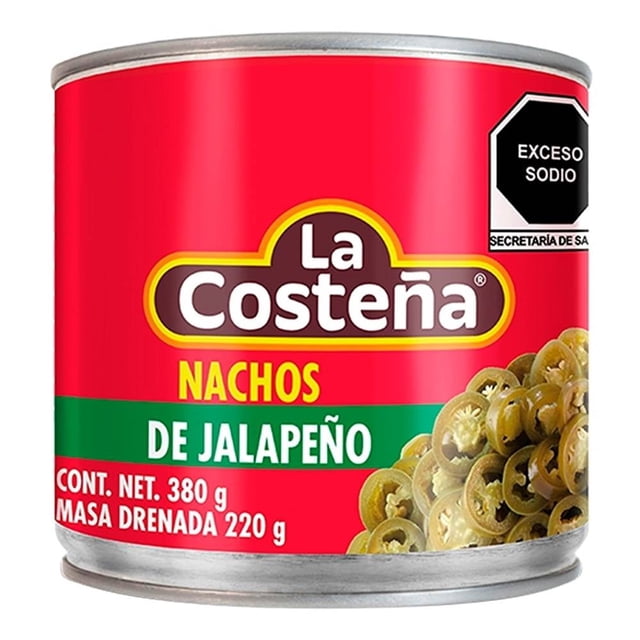 Nachos de jalapeño La Costeña en escabeche 380 g
