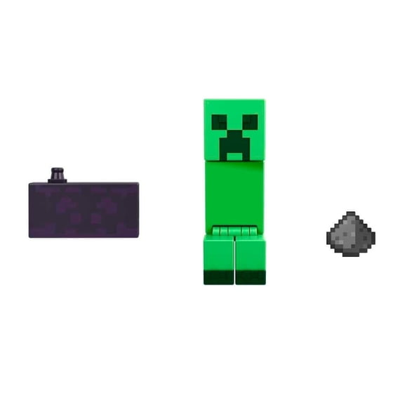 Figura de acción MATTEL Minecraft Vanilla Creeper construye un portal