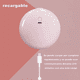 thumbnail image 2 of Espejo De Maquillaje Luz Led Bolsillo Portatil Recargable Rosa, 2 of 6