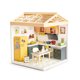 thumbnail image 3 of Juguete Casa en Miniatura Cocina con Muebles, Accesorios y Efecto de Luz Nocturna, 3 of 5