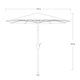 thumbnail image 2 of lios Innova Sombrilla para Jardín y Playa Portátil, Impermeable, Ajustable y Resistente al Sol para Terraza y Patio, 2 of 9